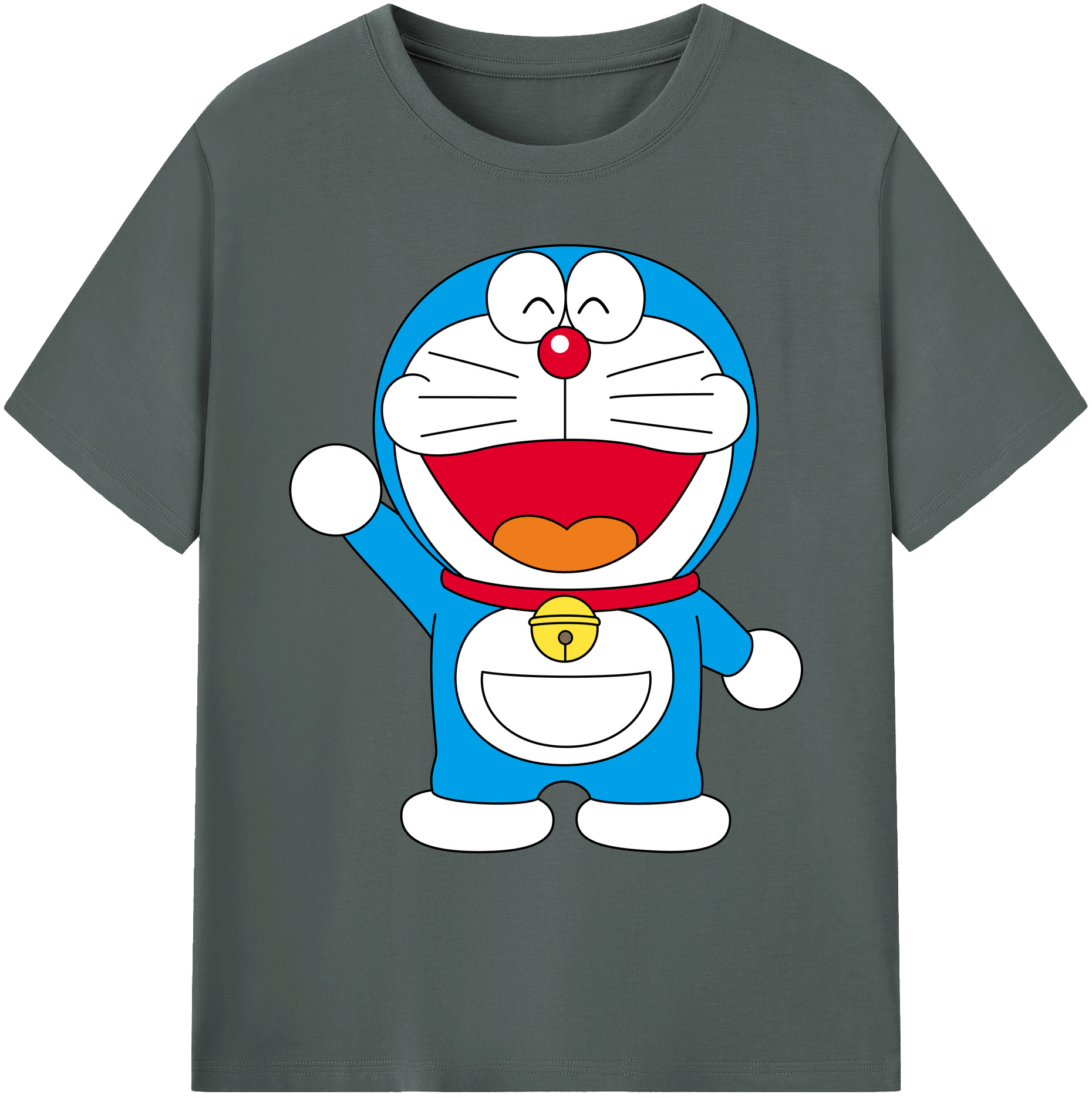 （画像用） ドラえもん Doraemon 綿100％ メンズ半袖Tシャツ｜肌触りやわらか＆通気性